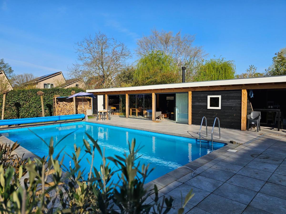 Villa Ham Annex Met Prive Jacuzzi Almelo Exterior foto