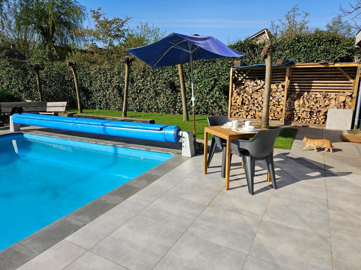 Villa Ham Annex Met Prive Jacuzzi Almelo Exterior foto