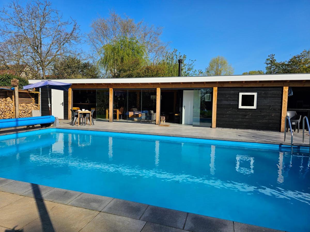 Villa Ham Annex Met Prive Jacuzzi Almelo Exterior foto