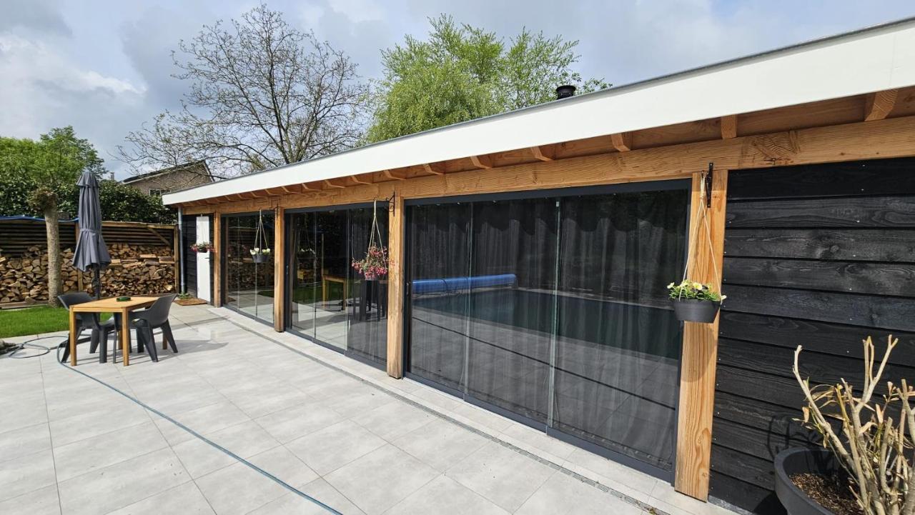 Villa Ham Annex Met Prive Jacuzzi Almelo Exterior foto